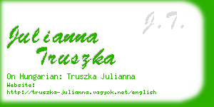 julianna truszka business card